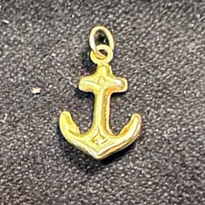 14k Gold Anchor Pendant/Charm